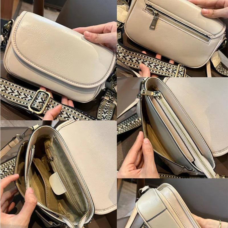 Echt Lederen Dames Tas Retro en Niche Enkelbandige Tas Crossbody Tas Modieuze en Veelzijdige Dames Tas