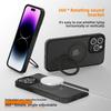 Apple 15 Magnetic Phone Case Rotating Invisible Stand Compatible with iPhone 16 Pro Max New Matte Protective Cover