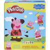 Play-doh - Peppa Pig Styles with 9 Pots of Non-toxic Modeling Clay - 11 Accessories - Toy for Children - from 3 Years - the Heroes