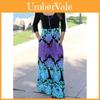 Elegantes Boho Langes Maxikleid Mit Floralem Vintage Design Für Sommerabende Und Partys