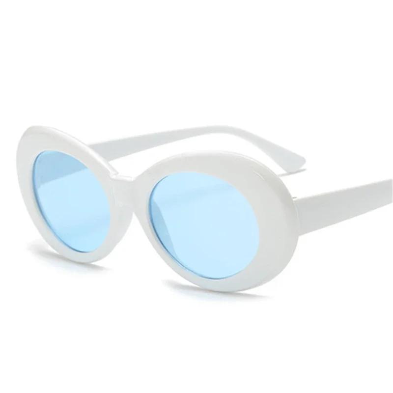New Retro Korean Round Frame Sunglasses Fashion Elliptical Frame Glasses Trendy Men's and Women's Sunglasses