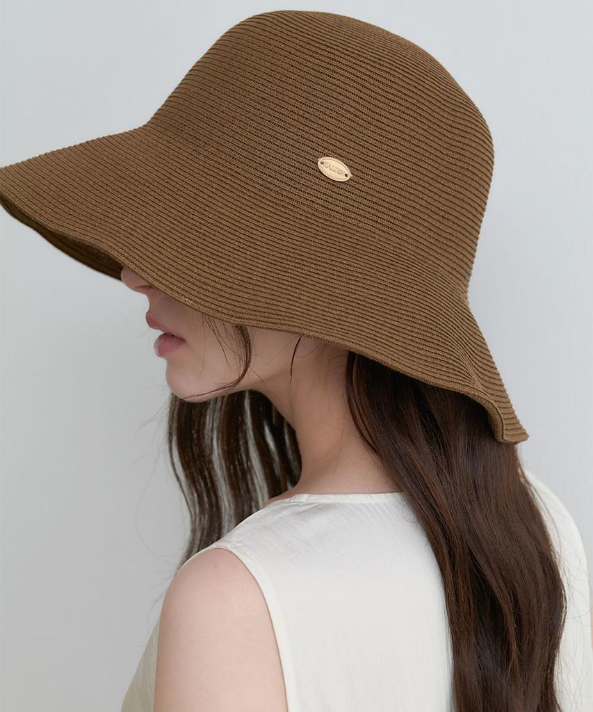 Hallen Wide Pendant Bucket Hat (C079_Brown)