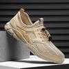 Zachte Antislip Heren Sneakers Buiten Zomer Herenschoenen Ademende Heren Casual Loafers Vrije Tijd Wandelen Mesh Schoenen Holle Flats