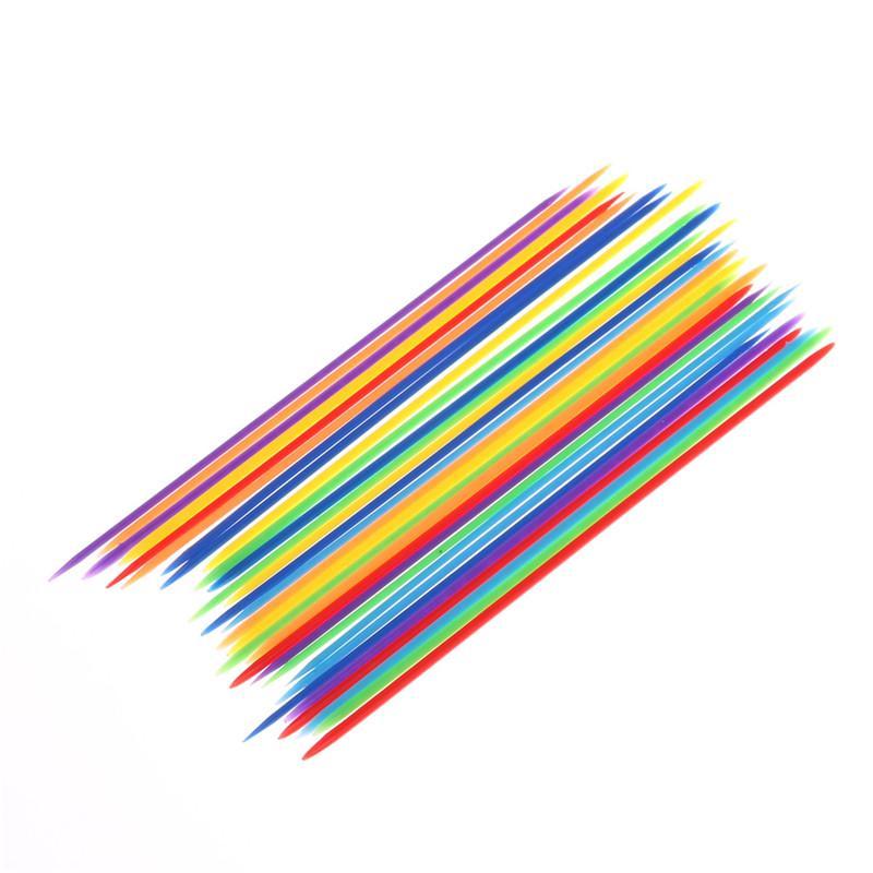 30Pcs/Set Classic Plastic Pick Up Sticks Set Traditional Game Toy