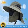 Summer UV Protection Sun Hat for Men Women Outdoor Visor Bucket Hat with Neck Flap And Face Guard Wide Brim Fisherman Hat for Fishing Camping Hiking