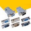 RS232 Serial DB9 D-sub Connectors Plug 485 COM Port Protective 9 Pin Jack Socket Removable With Plastic Shell