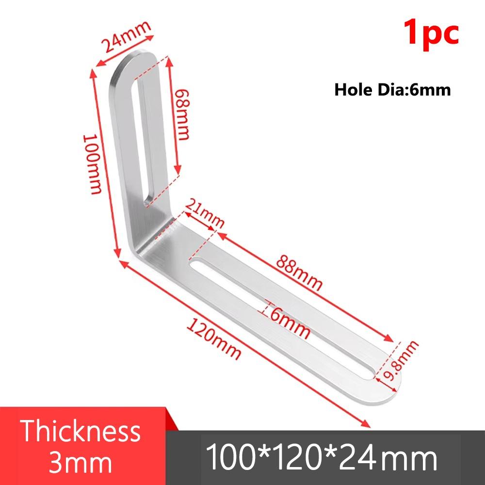 1/2Pcs Furniture Fastener Angle Bracket Shelf Support Bracket Cabinet Screens Wall