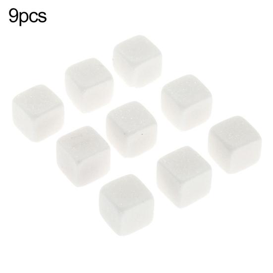 6/9Pcs Reusable Wine Drinks Cooler Ice Cube Chilling Stone Rock Barware Tool