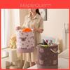Children Toy Storage Basket With Cotton Rope Handles For Kids Room Organization