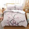 Flowers Bedding Set Colourful Flower Plant Duvet Cover Set King Queen Full Size For Kids Women Girls Polyester Comforter Cover