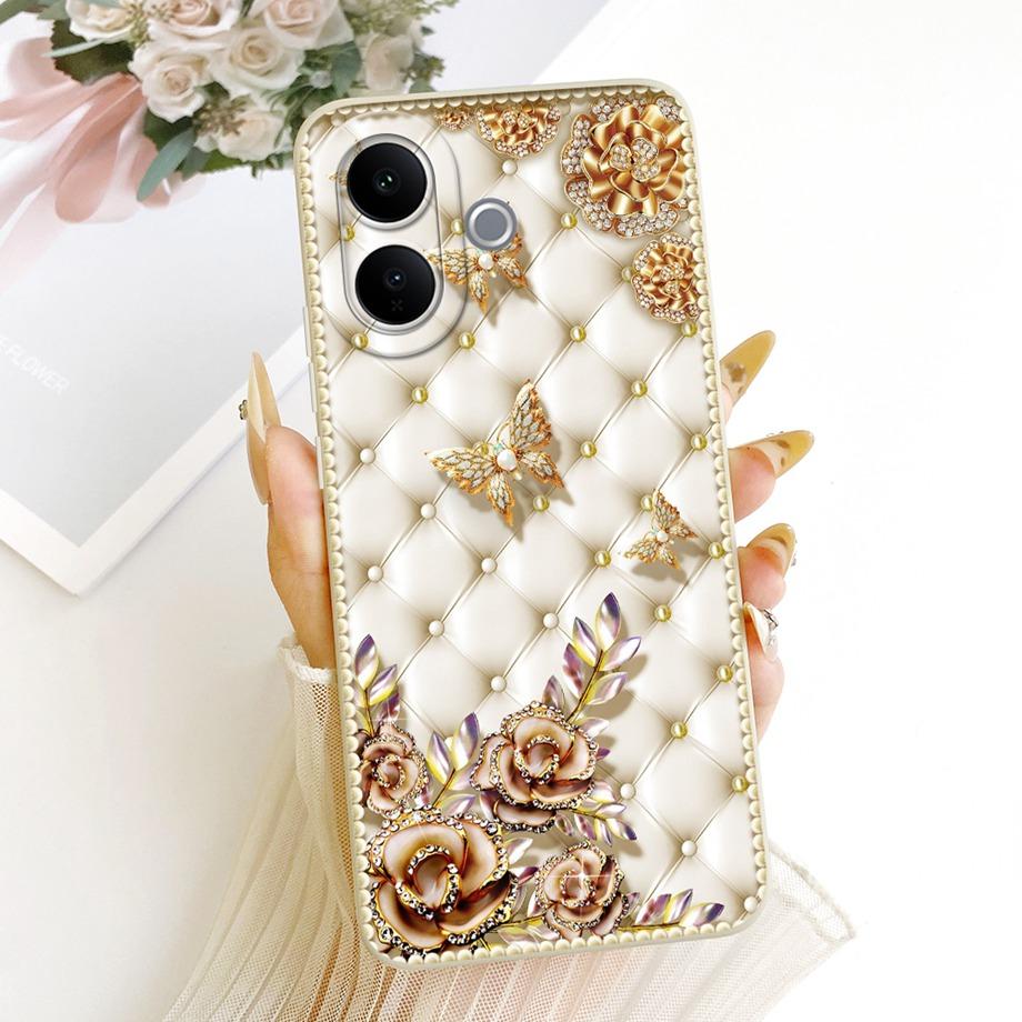Kvetinové Daisies Slnečnice Puzdrá Pre Telefón Vivo V60 Lite V60 5G Vivo V2530 V2511 Kryt Tekutý Silikón Mäkký Nárazuvzdorný Nárazník