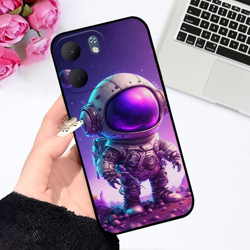 Per OPPO A5X 4G 5G A5 X Custodia Moda Carina Antiurto Silicone Morbido Cover Posteriore Custodie per Telefono Per OPPOA5X CPH2725 TPU Coque Capa