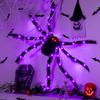 LED Lights Halloween Light Up Spider Decoration Purple Giant Spider Prop  Halloween Decorating