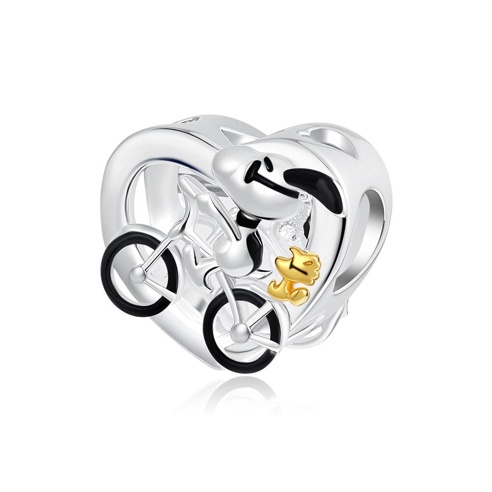 MINSO Charm Bead Component Boy Girl Cat Princess Pendant Bead Component Bead Component Compatible With Authentic Original 3mm Snake Charm Bead