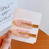 Simple Solid Color No Bend Seamless Hair Clips Side Bangs Barrette Makeup Washing Face Accessories Girls Styling Hairpins