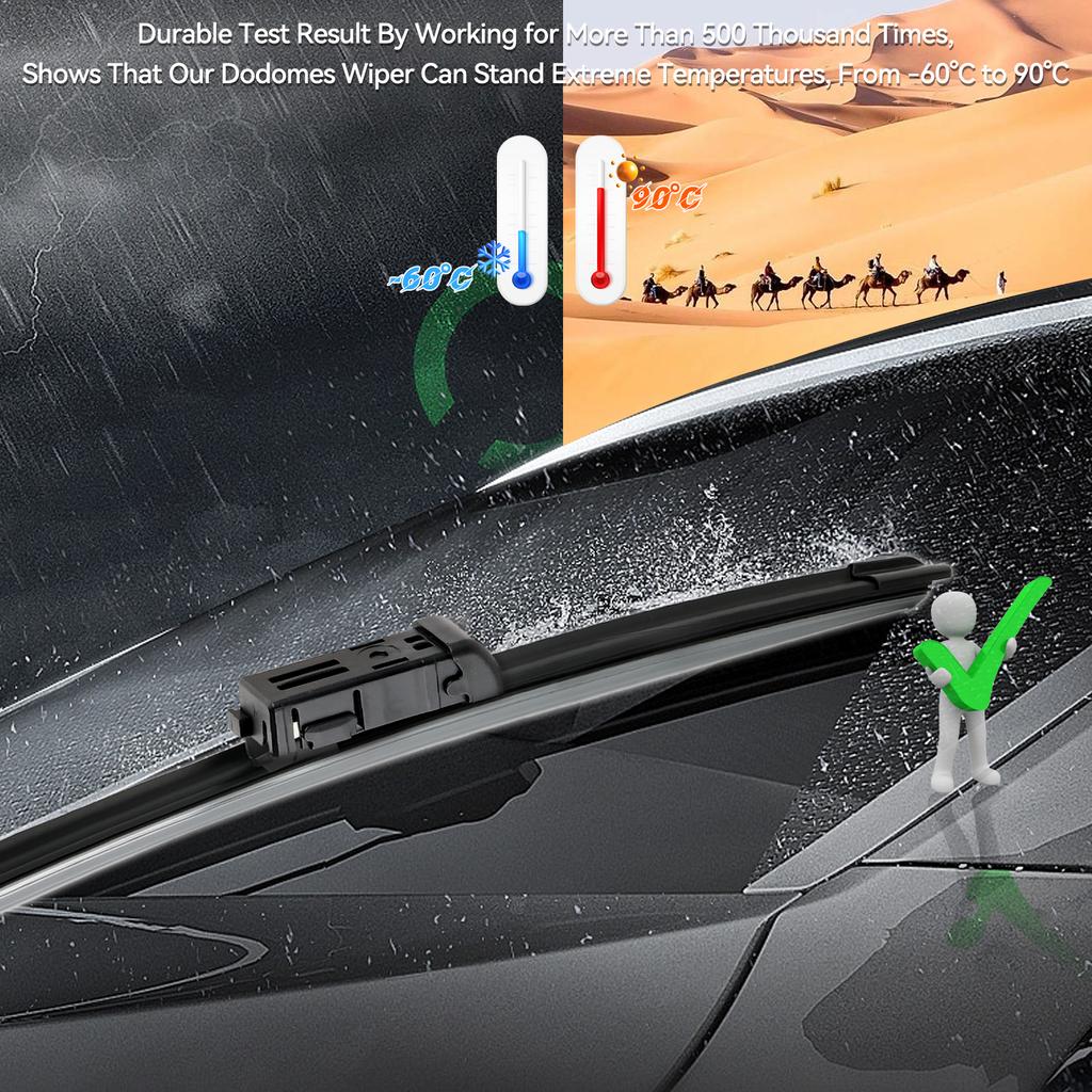Car Wiper Front Wiper Blades Soft Rubber Windscreen Wipers Auto Windshield 24" 14" 600/355mm For MG ZS 2017 2018 2019 2020 2021