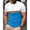 Simple and Fashionable Street Wear 3D Printed Round Neck T-shirt, Casual and Breathable T-shirt