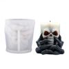 Candle Mold Ghosty  Silicone Mold for Candle Making Halloweens Candle Mold for Diys Handmade Soap,Aromatherapys