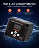 VEVOR Dual Battery Isolator Kit, 12V 140 Amp 13.3 Mm² (6 AWG), Manual and Automatic VSR Voltage Sensitive Relay with Voltmeter, LCD Screen