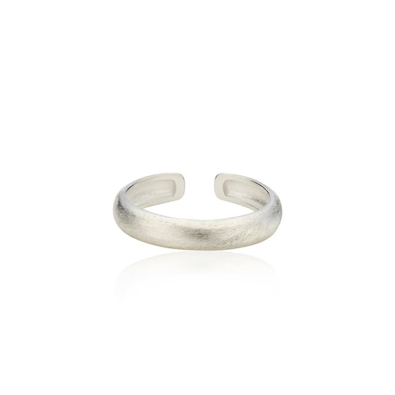 NORMALLEE [Silver 925] Basic Open Ring (Matt Ver.)