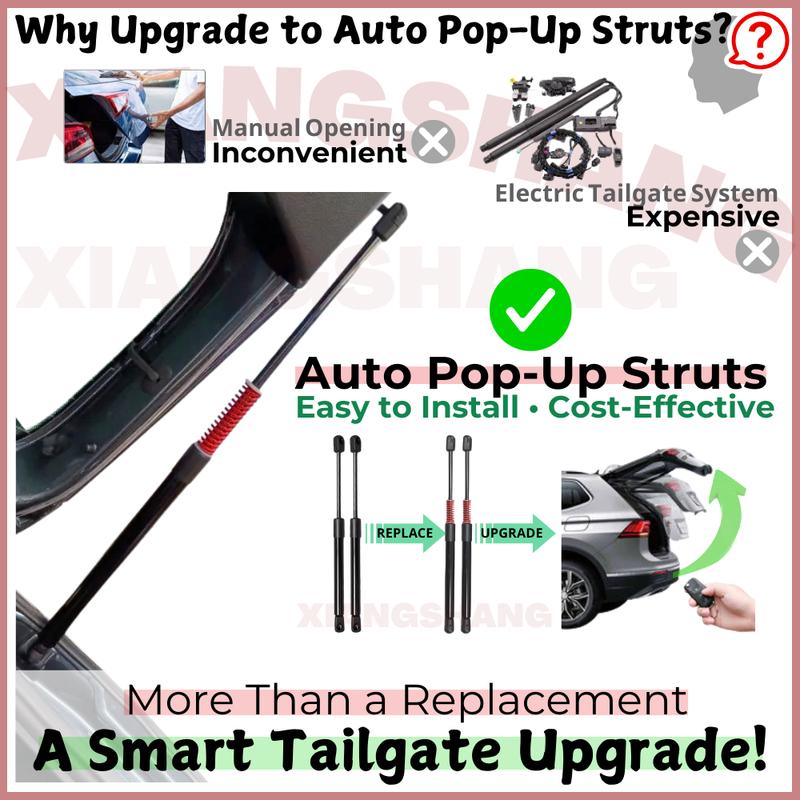 Auto Pop-Up Trunk Struts for Mazda6 (GG1) Hatchback With Spoiler 2002-2008 Automatic Opening Gas Lift Supports with Springs