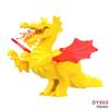 MOC Medieval Animal Zoo Farm Dragon Action Figures Building Blocks Gold Red Dragons Wolf Snake Monsters Beast Bricks Toys Gifts