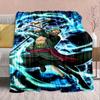 One Piece Anime Flaneldecke - Weich Warm Perfekt für Sofa, Bettwäsche Camping Reisen Büro Heimdekoration -QJY