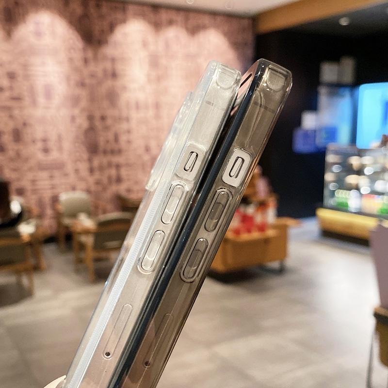 Transparente Telefonhülle in fluoreszierender Farbe für iPhone 13 Pro Max 12 11 X Xs Xr 7 8 Plus Se, weiche stoßfeste Silikonhülle