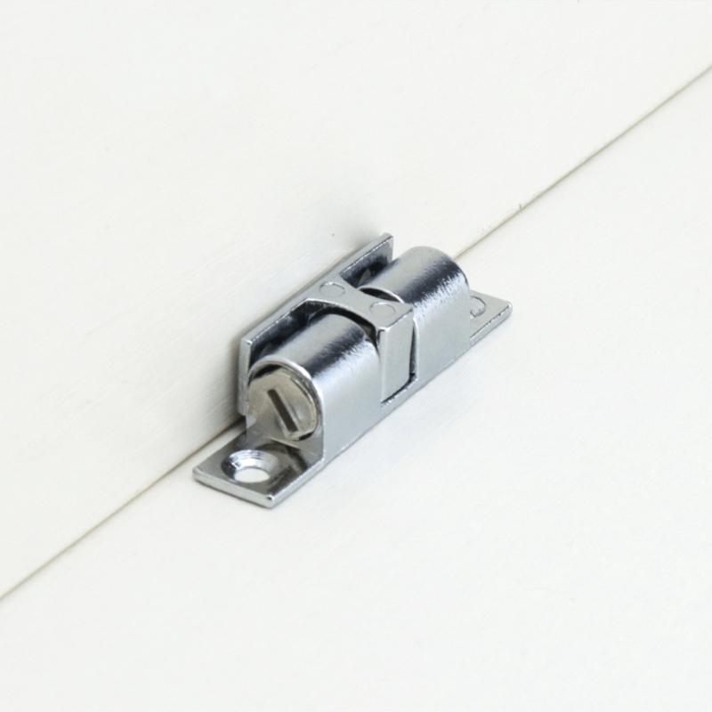 12Pcs Double Balls Tension Roller Catch Latches Zinc Alloy Closet Balls Tension Latches Cabinet Door Catch Easy To Install