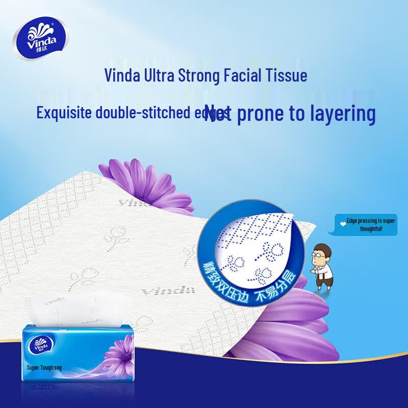 Vinda Ultra Strong 3-Ply Facial Tissues