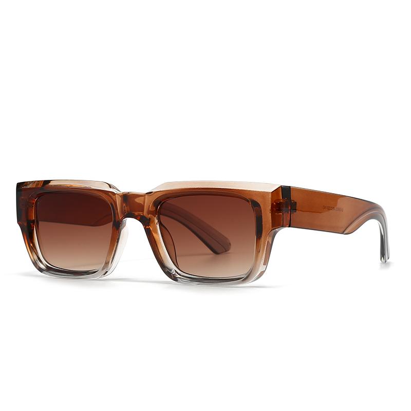 Cross-Border Square Men's Sunglasses Modern Retro Miami Beach Uv400 Sunglasses Men's Sunglasses Premium Quality Comfortable Daily Wear
