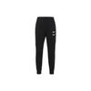 Embroidered Swoosh Fleece-Lined Track Pants Men Bottoms Black DD5074-010