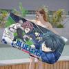 Japan Cartoon Anime B-Blue L-Lock Big Microfiber Beach Towels Quick Dry Sand Beach Towels Pool Towel for Travel Swim Pool Yoga