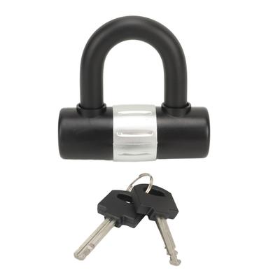 Candado en U para Disco de Aleación de Zinc Antirrobo Resistente a la Corrosión Portátil Candado en U Candado con Llaves para Autocaravana Camión Remolque