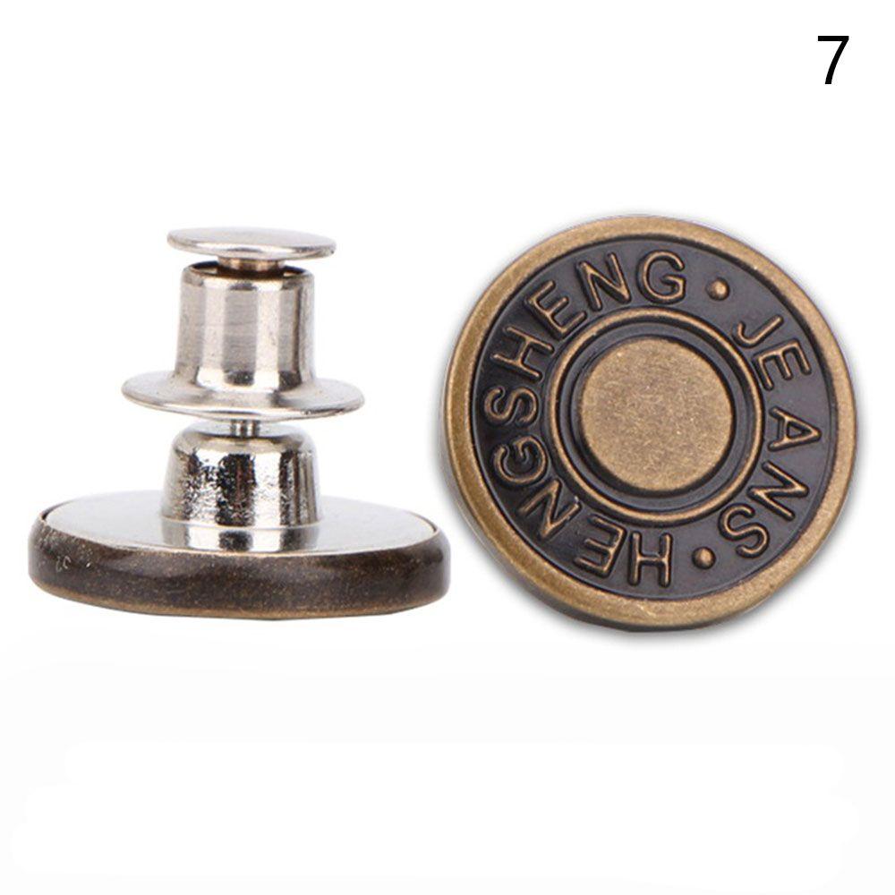 Apparel Sewing Removable Reduces Inch Pants Jean Button Pins Buttons Buttons For Jeans Fit Instant