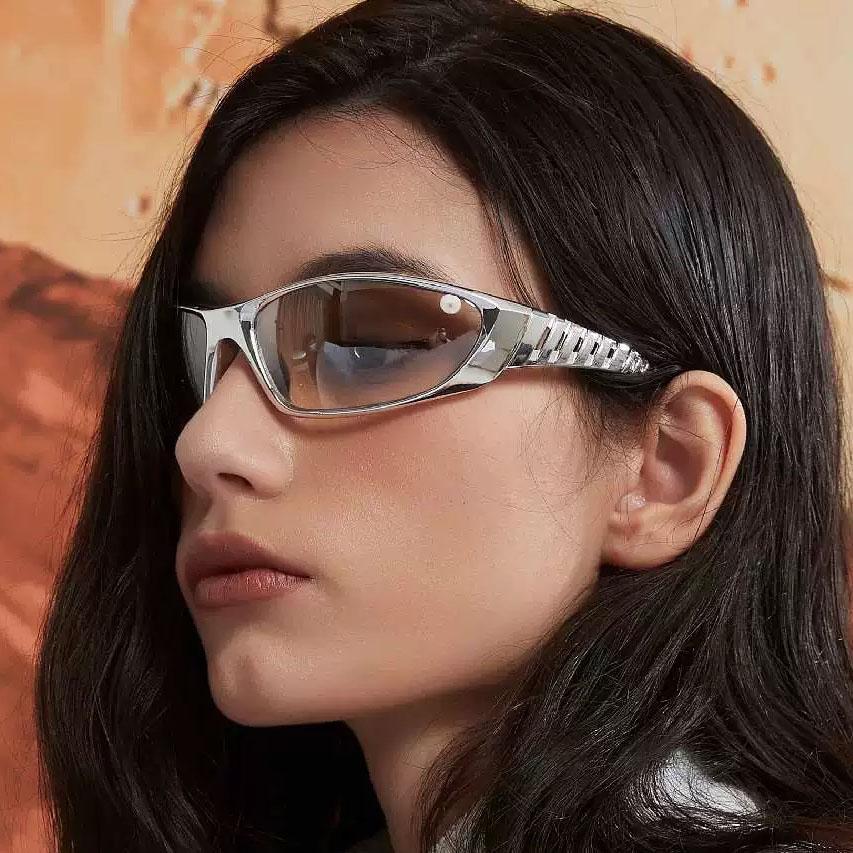 Durable High Quality High End Designer Style Retro Trendy Edgy Punk Multi Colored Female For Both Male Sun Glasses