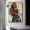 Abstract Sexy Tattood Women Art Poster Pop Art Girl Canvas Painting Street Art Picture