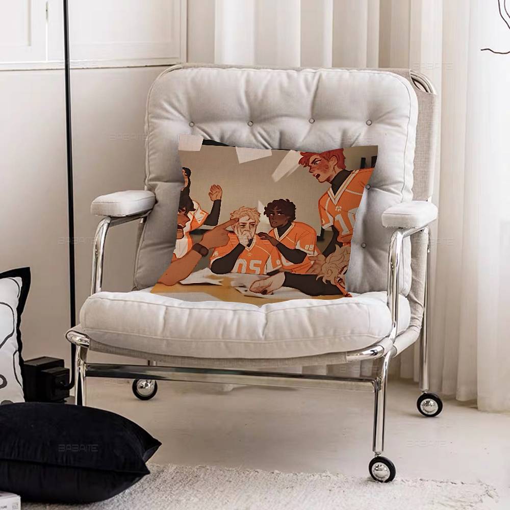 The FoxholeS Court Anime Pillow Cover Sofa Cushion Cover Home Room Decoration Children Gift
