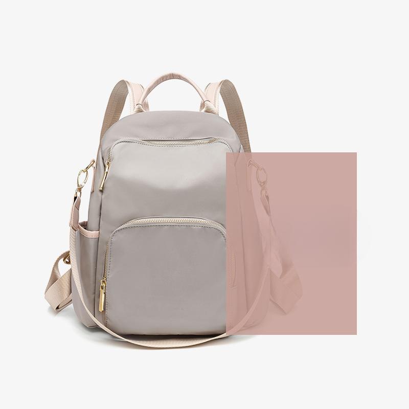 Large Capacity Casual Oxford Cloth Backpack Female Spring and Summer Multi-purpose Commuter Backpack Travel Bag