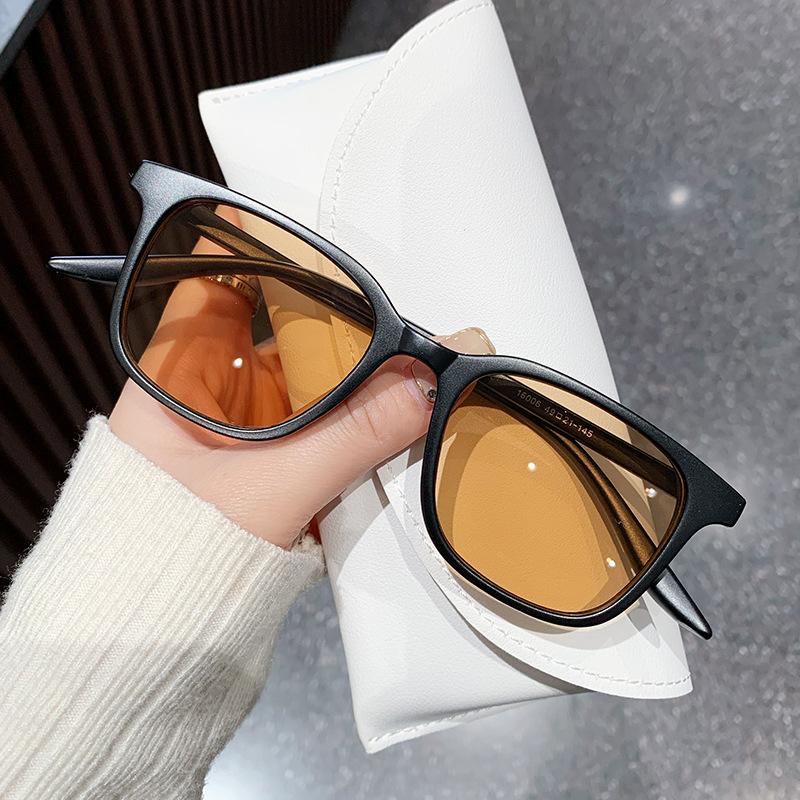 New Vintage Square Sunglasses Women Men Luxury Brand Small Rectangle Sun Glasses Female Small Ellipse Eyewear
