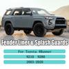 Mud Flaps Splash Shield For Toyota 4Runner 2003- Splash Guards Mudflaps Fender Liners Apron Seal 53735-35150