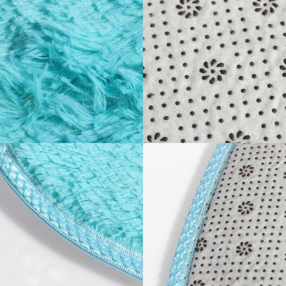 40x30cm Fashion Plush Floor Nonslip Bath Rug Flannel Carpet Memory Foam Heart Mat