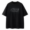 Trendy Fashion Cola Gradient Logo Luxury Casual TShirt Mens and Womens Luxury Brand Top