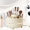 360° Otočný Úložný Box na Štětce na Make-up Stolní Organizér na Make-up Nástroje Velkokapacitní Stojan na Kosmetické Štětce Rtěnky Tužky na Obočí