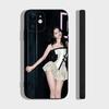 Funda de Teléfono Sexy Girl J-jisoo-s Para IPhone 17 Air 16 15 14 13 Pro Max 11 12 Cubierta de Silicona Negra