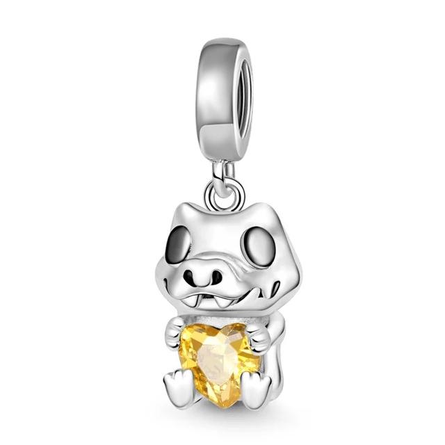 New Copper Charm Fit Original Bracelet Accessories Women Jewelry Cute Little Animal Series Bees Mouse Spotted Dog