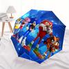 1pc Sonic the Hedgehog Characters Team Sonic In Action Automatic 3-Fold Umbrella Design, Cute Cartoon Pattern, Portable Outdoor Umbrella, Perfect, Hol