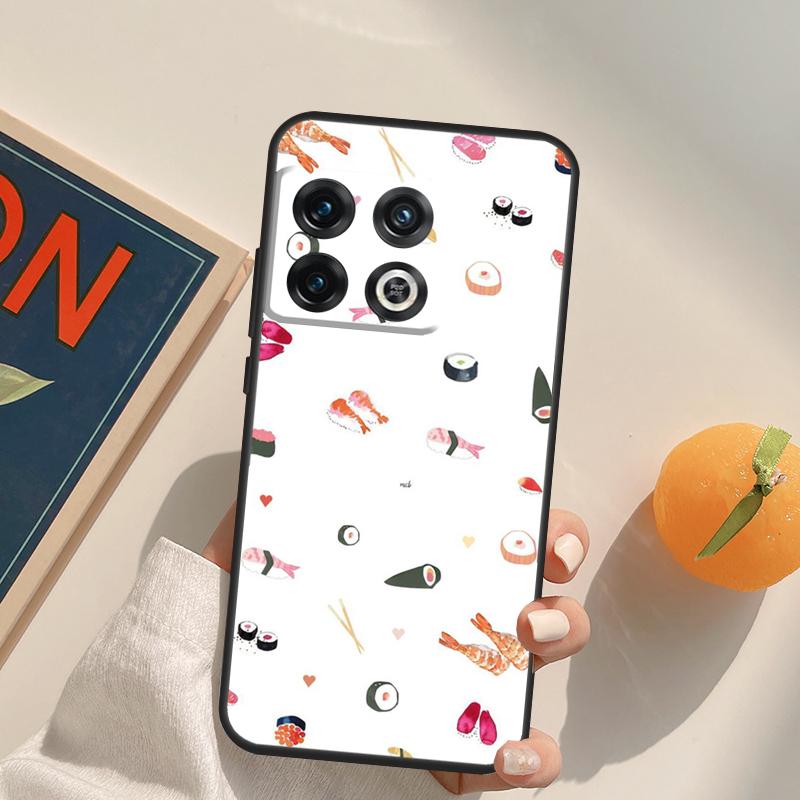 Kawaii Sushi Muster Hülle Für OnePlus Nord 5 CE 2 3 4 Lite N20 N30 OnePlus 15 13 12 11 13T 10T 10R 12R 13R Abdeckung