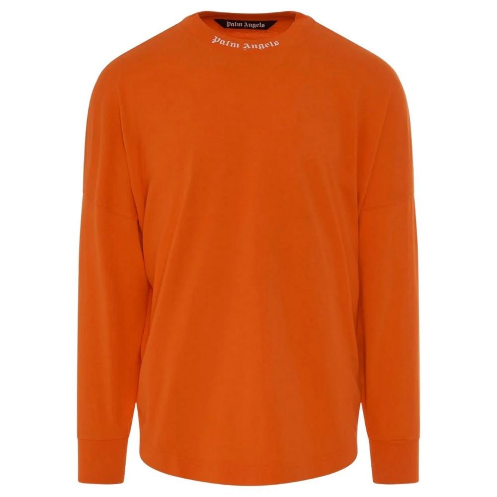 Palm Angels Men's Classic Logo Long-Sleeved T-Shirt