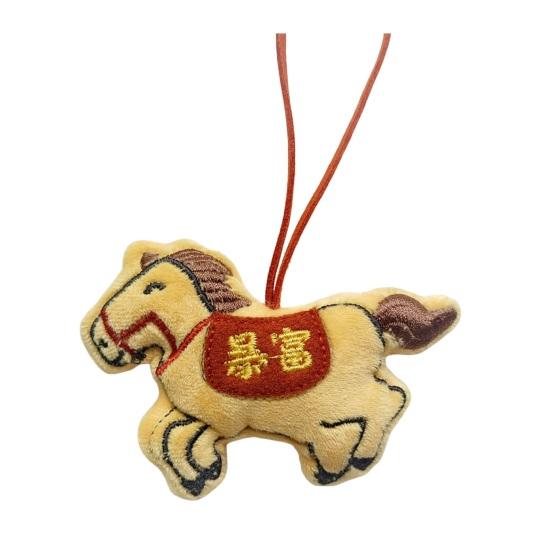 Taschenanhänger Cartoon Pferde Puppe Hängeornament Pferd Tierkreis Brosche Taschen Schlüssel